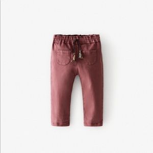 Zara baby Tasseled satin effect pant
